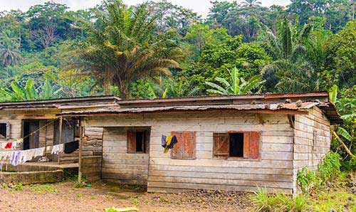 Farm buildings in Africa